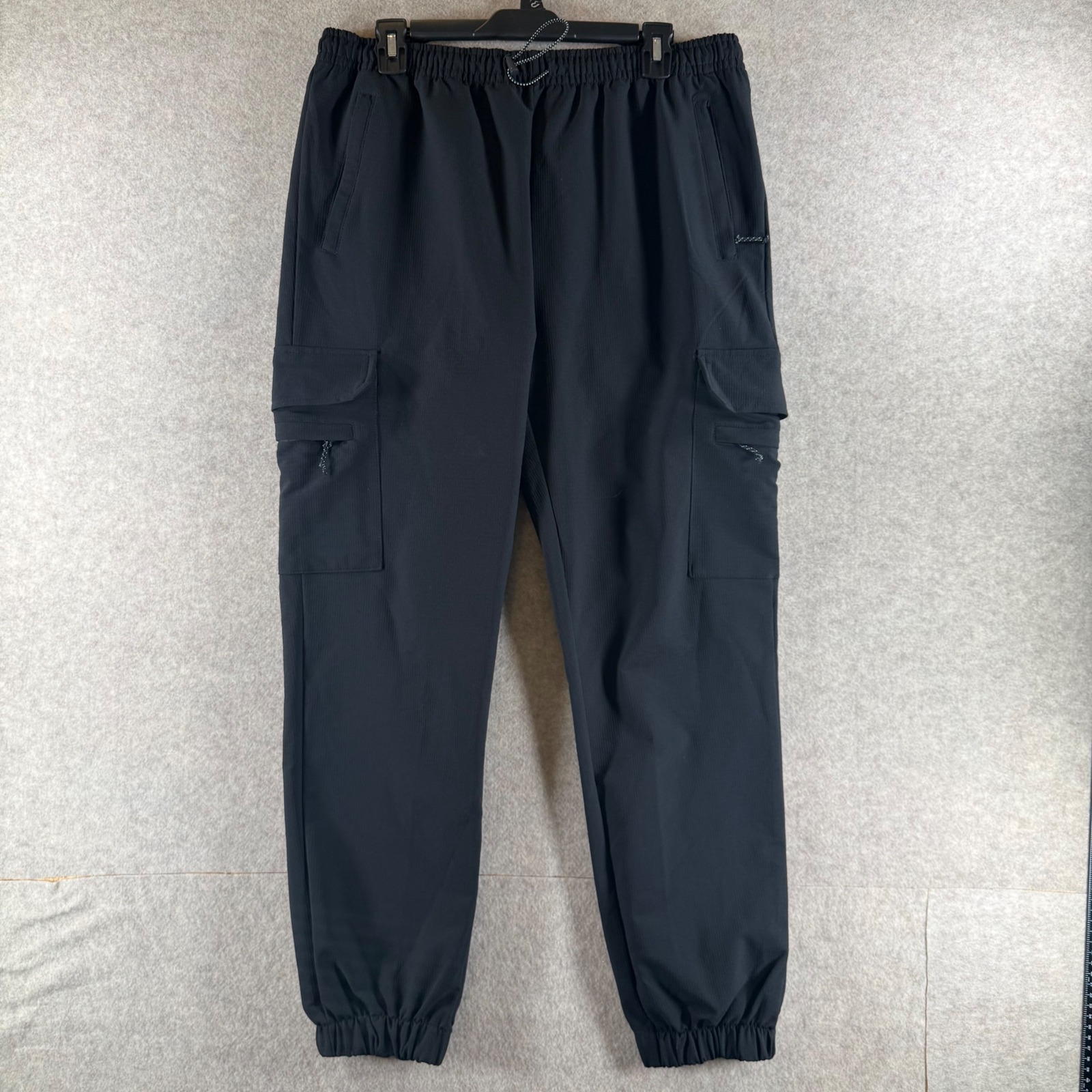 Public Record Cargo Joggers Xl Black Wesson Zipper Utility Pants FWessonYm